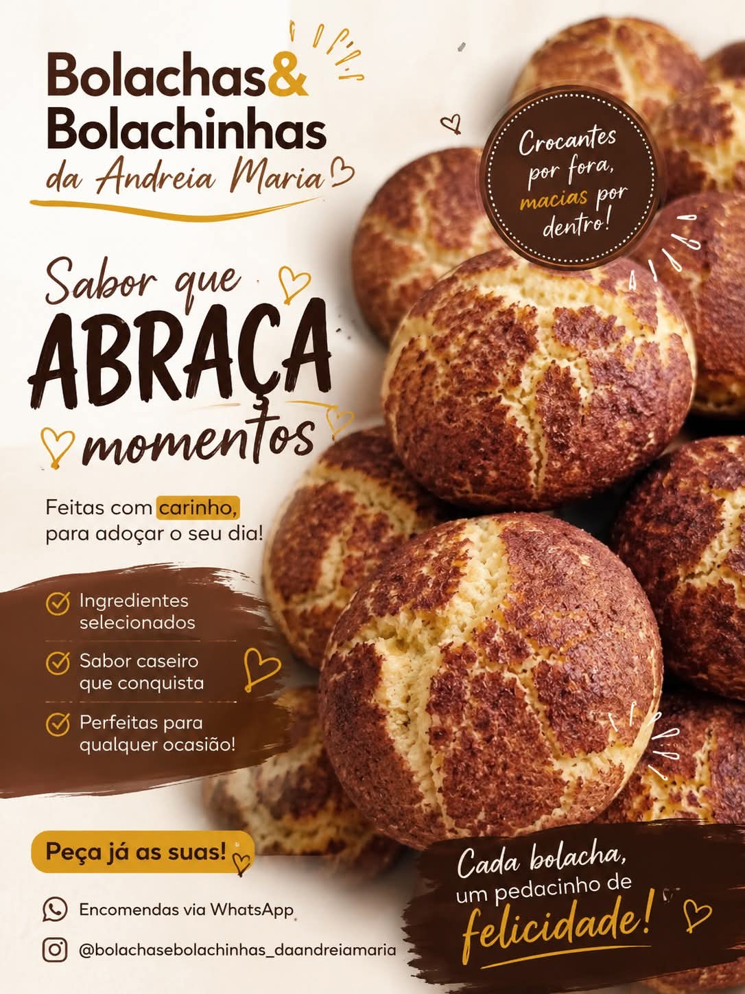 Promoção de bolinhos de coco
